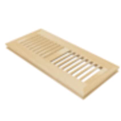null 4" x 12" Unfinished White Oak Flush Grill